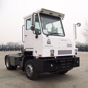 50t - 90t Sinotruck que el puerto terminal del tractor con la 5ta rueda levantó a la derecha/que dejó la conducción