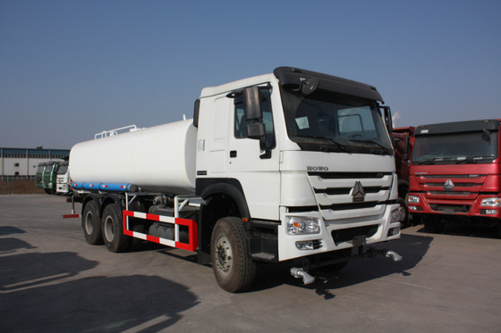 336HP el euro II del camión del tanque de agua de HOWO 6 x 4 asperja la anchura 14-18m m