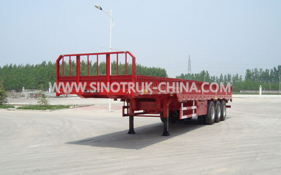 Remolques resistentes ligeros de Dropside semi con el tejado impermeable de la cubierta y del resbalador