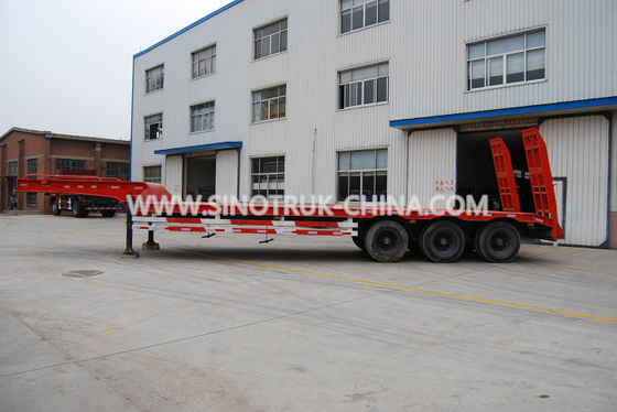 pierna opcional de la ayuda de la cama de la capacidad de carga 60T del semi-remolque 3 de los árboles 315/80R22.5 del ABS bajo JOST de los neumáticos