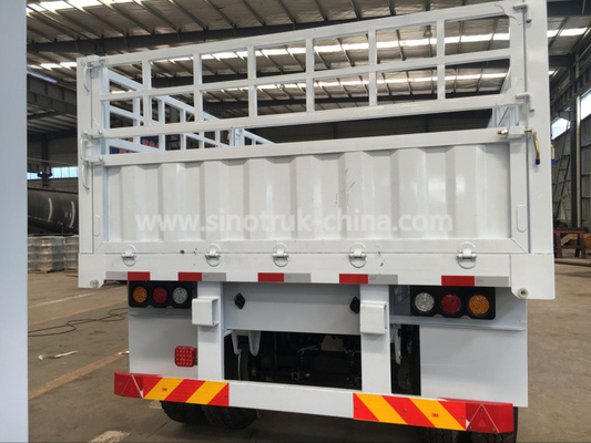 20 toneladas 3 ABS llenos de las ruedas del remolque 12 de Dropside semi de los remolques resistentes de los árboles opcionales