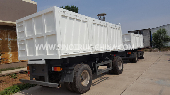 8 remolques de Wheels Van Full Heavy-duty semi con el material de alta resistencia del acero Q345