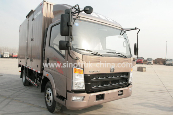 4610*2310*2115 camiones comerciales de poca potencia, cargo Van Box Truck de 6 ruedas