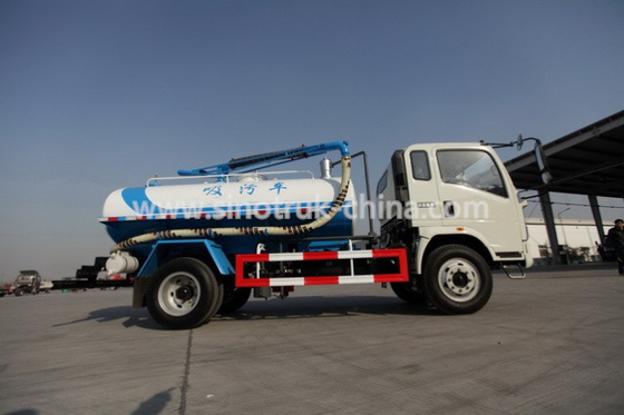 HOWO encienden las ruedas del camión 6 del vacío de la alcantarilla 10 toneladas que cargan 116hp SHMC5107GXW modelo
