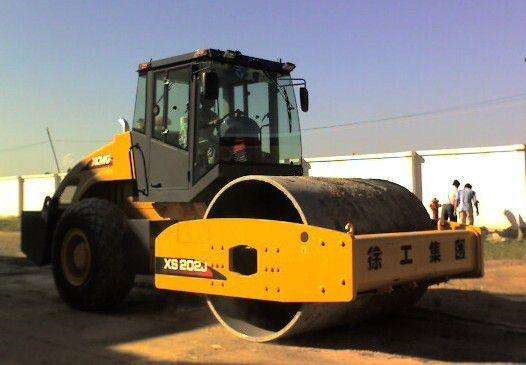 20t escogen el rodillo de camino vibratorio del tambor para la construcción de carreteras y XS202J reparado