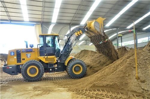 Poder clasificado 162kw de la maquinaria de construcción pesada del modelo WP10/del cargador eléctrico de la rueda
