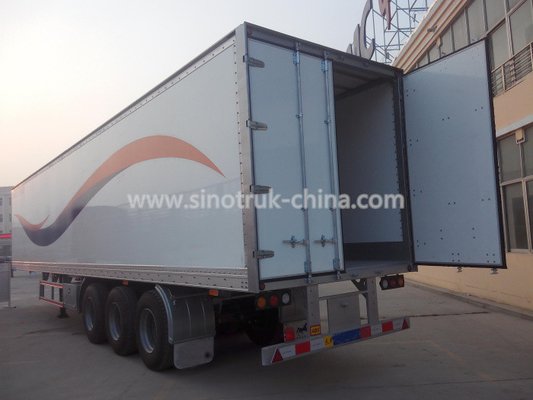 Remolques de Van Type Heavy-duty semi para el cargo general del transporte/el ganado