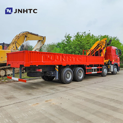 Howo T7H Nuevo 8*4 12 ruedas 40 toneladas 380HP grúa montada Max 16 toneladas de carga con grúa camión