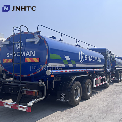Apoyo a la personalización Blue Shacman H3000 20m3 Sprinkler de agua camión tanque de agua para el mantenimiento de carreteras