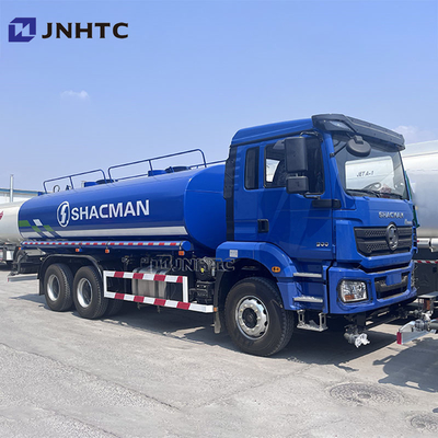 Apoyo a la personalización Blue Shacman H3000 20m3 Sprinkler de agua camión tanque de agua para el mantenimiento de carreteras