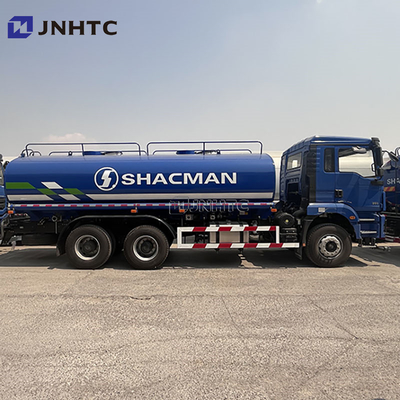 Apoyo a la personalización Blue Shacman H3000 20m3 Sprinkler de agua camión tanque de agua para el mantenimiento de carreteras