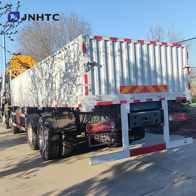 Nuevo camión de carga SINOTRUK HOWO 8X4 400HP con 10 12 toneladas grúa