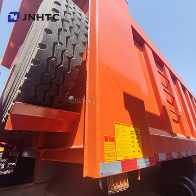 China Marca famosa HOWO camiones de remate 6X4 400HP camión de basura transporte en África Venta caliente