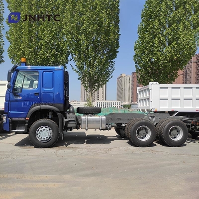 Nuevo HOWO 6X4 chasis de camión con remache de 400 CV 10 ruedas chasis de camión de descarga azul