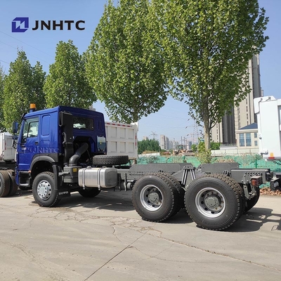 Nuevo HOWO 6X4 chasis de camión con remache de 400 CV 10 ruedas chasis de camión de descarga azul