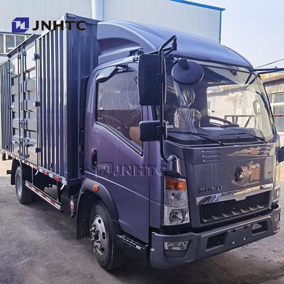 China camión ligero HOWO furgoneta tanque de carga 4X2 116hp 6 ruedas de caja de camión para la venta