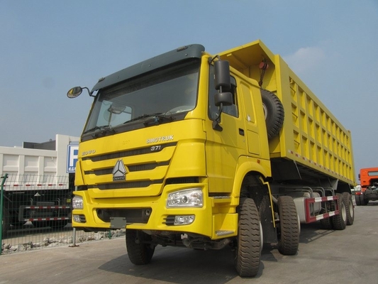 El camión volquete amarillo de 371hp 20M3 RHD Sinotruk Howo 6x4 para 40-50 toneladas carga