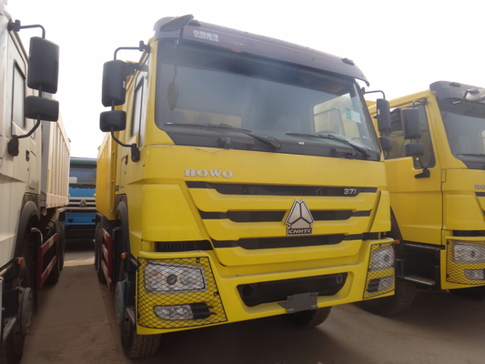 El camión volquete amarillo de 371hp 20M3 RHD Sinotruk Howo 6x4 para 40-50 toneladas carga