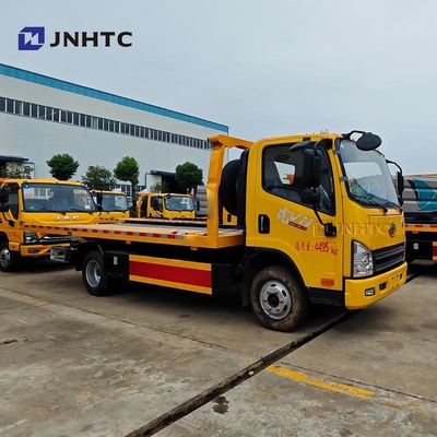 FAW Flatbed Wrecker 4*2 3tons 5 Ton 160HP Recuperación de carreteras camión de destrucción buen precio