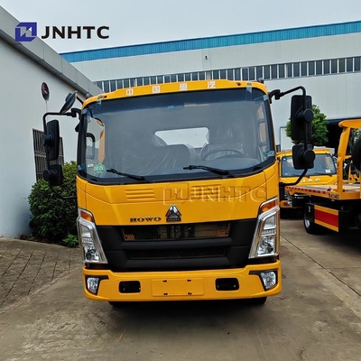 Sinotruk HOWO camión de destrucción 4x2 5TON camiones comerciales ligeros camiones de destrucción de cama plana camión de remolque