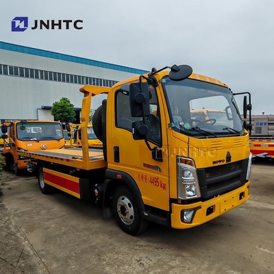 Sinotruk HOWO camión de destrucción 4x2 5TON camiones comerciales ligeros camiones de destrucción de cama plana camión de remolque