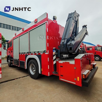 Howo TX camión de combate a incendios 5000L Cisterna de espuma de agua 4X4 con camión grúa