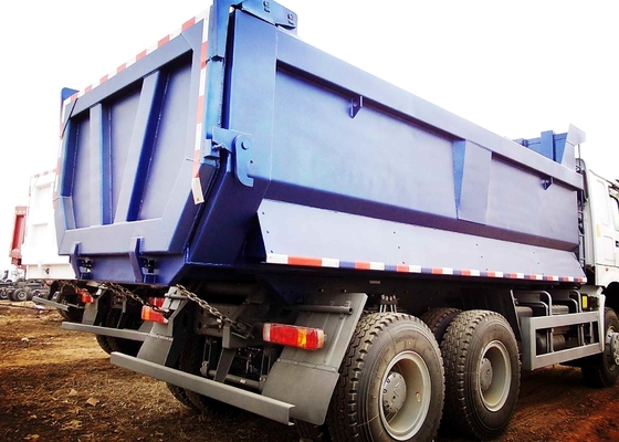 Poder de caballo resistente del camión volquete 371 del euro II de Sinotruk Howo 6x4 25 toneladas de carga