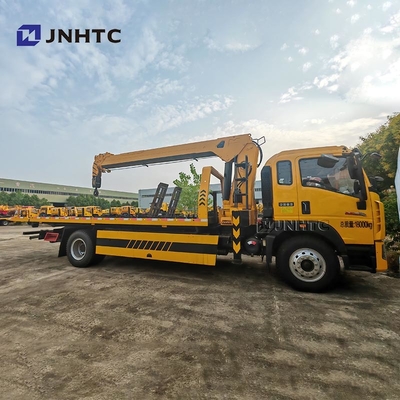 Camión destructor Howo 4x2 6 ruedas 340hp Camión destructor con grúa de brazo recto buen precio