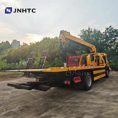 Camión destructor Howo 4x2 6 ruedas 340hp Camión destructor con grúa de brazo recto buen precio
