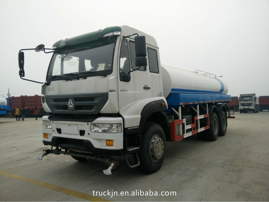 Rueda 336hp del camión del tanque de agua de la regadera de Howo 10cbm 10 con tiempo de la larga vida