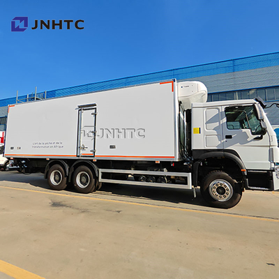 Nuevo Sinotruk camión refrigerado de 20 toneladas con placa de cola hidráulica