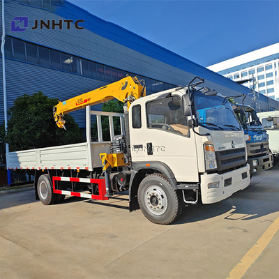 SINOTRUCK 4X2 6 ruedas camión de carga con grúa camión montado grúa para la venta