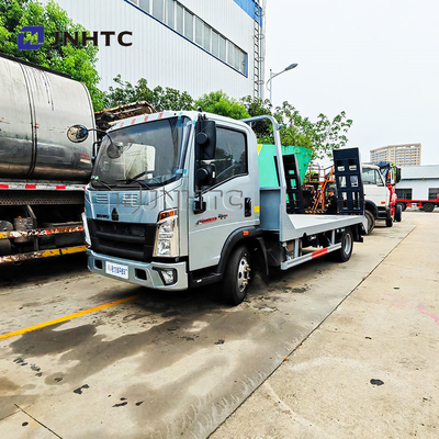 Venta caliente de carga ligera 4x2 6 toneladas LHD China Rastreadores de carreteras de plataforma plana