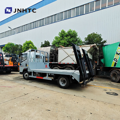 Venta caliente de carga ligera 4x2 6 toneladas LHD China Rastreadores de carreteras de plataforma plana