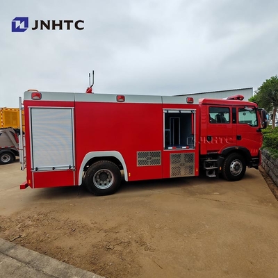 HOWO Camión de bomberos 12000L 6 X 4 Camión de rescate de combate de incendios con agua y espuma