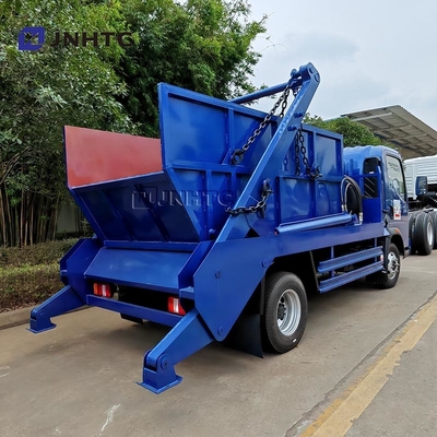 Nuevo camión de basura HOWO 4X2 5CBM 10CBM gancho de brazo camión de basura para la venta