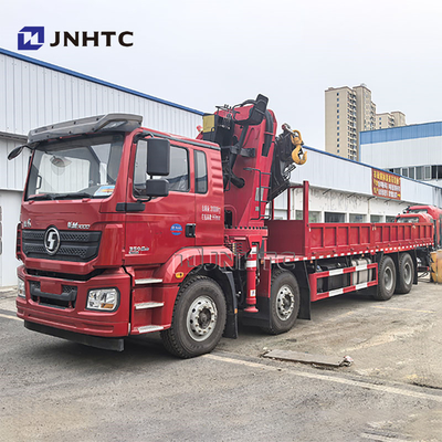 Shacman M3000 8x4 Carga pesada grúa de camión hidráulico Shenbai 25Ton 30Ton 35Ton camión plegable de boom grúa montada para la venta