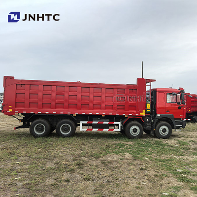 Transporte de construcción barata Shacman LHD RHD 8x4 camión Benne 12 ruedas 30 camión de basura cúbico para la venta
