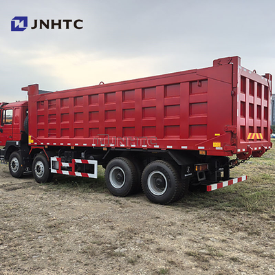 Transporte de construcción barata Shacman LHD RHD 8x4 camión Benne 12 ruedas 30 camión de basura cúbico para la venta
