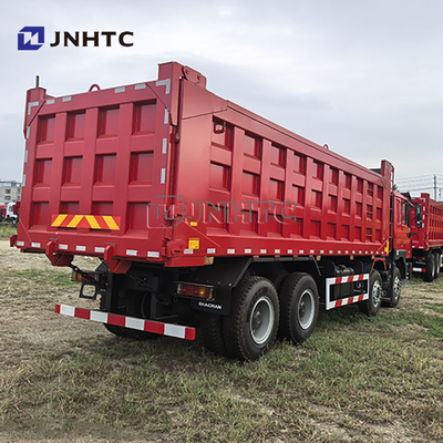 Transporte de construcción barata Shacman LHD RHD 8x4 camión Benne 12 ruedas 30 camión de basura cúbico para la venta