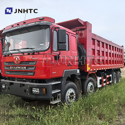 Transporte de construcción barata Shacman LHD RHD 8x4 camión Benne 12 ruedas 30 camión de basura cúbico para la venta