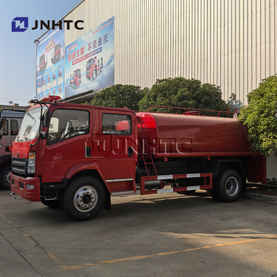 Fabricante HOWO 4x2 5000L Cisterna de agua Camión de bomberos Camión de combate a incendios Equipo de camión de bomberos Vehículo de bomberos
