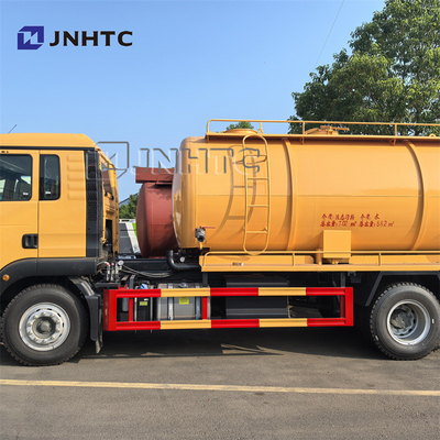 Nuevo HOWO TX camión de succión de aguas residuales 15cbm tanque de succión séptico fecal tanque de vacío camión de carga precio