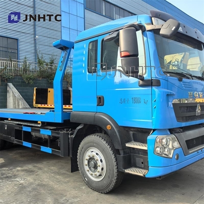 Howo TX Wrecker Camión 4x2 6 ruedas 3 toneladas de cama plana Camión de transporte de automóviles Wrecker Camión de remolque de combustible diesel
