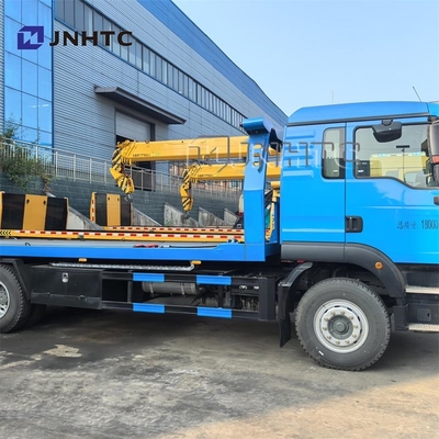 Howo TX Wrecker Camión 4x2 6 ruedas 3 toneladas de cama plana Camión de transporte de automóviles Wrecker Camión de remolque de combustible diesel