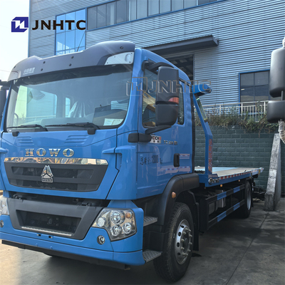 Howo TX Wrecker Camión 4x2 6 ruedas 3 toneladas de cama plana Camión de transporte de automóviles Wrecker Camión de remolque de combustible diesel