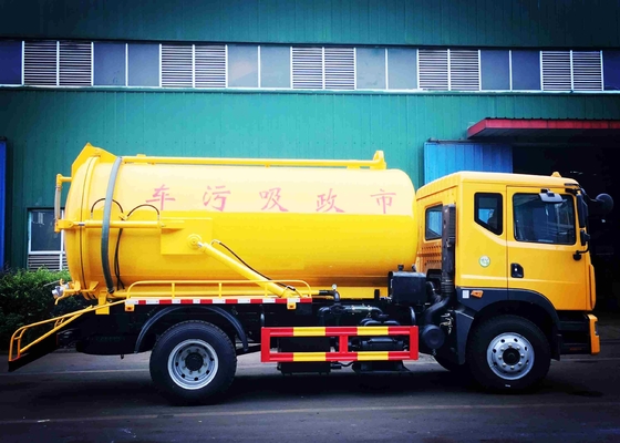 Ejes delanteros diesel del camión HF7 de la succión de la alcantarilla del color amarillo SINOTRUCK 6M3
