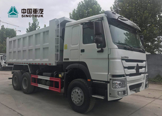 camión volquete resistente de 371HP 6X4 20CBM dual - circule el freno de la presión de aire