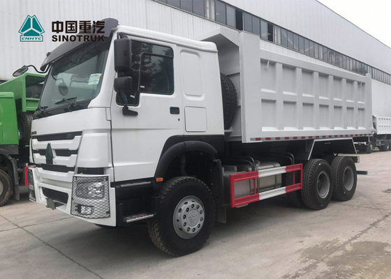 camión volquete resistente de 371HP 6X4 20CBM dual - circule el freno de la presión de aire