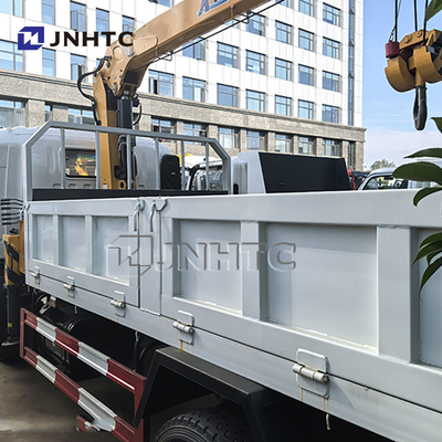 China Top Howo 4x2 camión de carga ligera grúa hidráulica montada 3Ton 4Ton 5Ton grúa telescópica de recolección